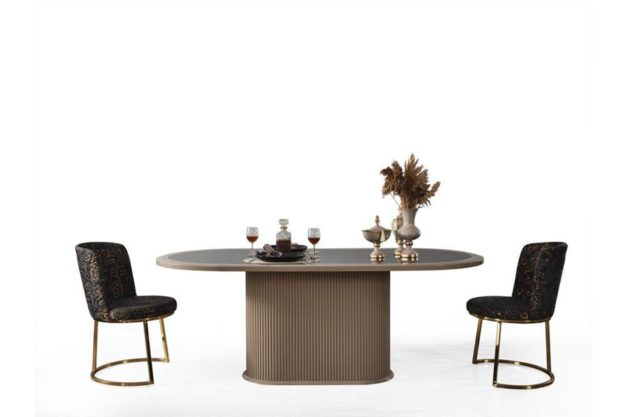Gucci Cappuccino Yemek Odası Takımı resmi