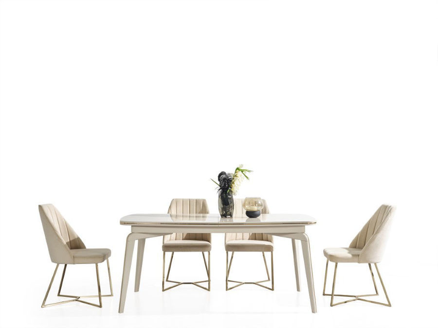 Karya Ekru Yemek Odası Takımı resmi