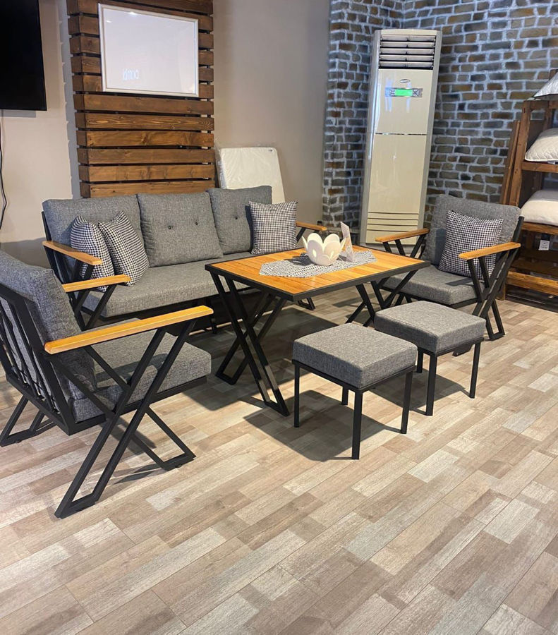 X Bahçe Balkon Takımı resmi