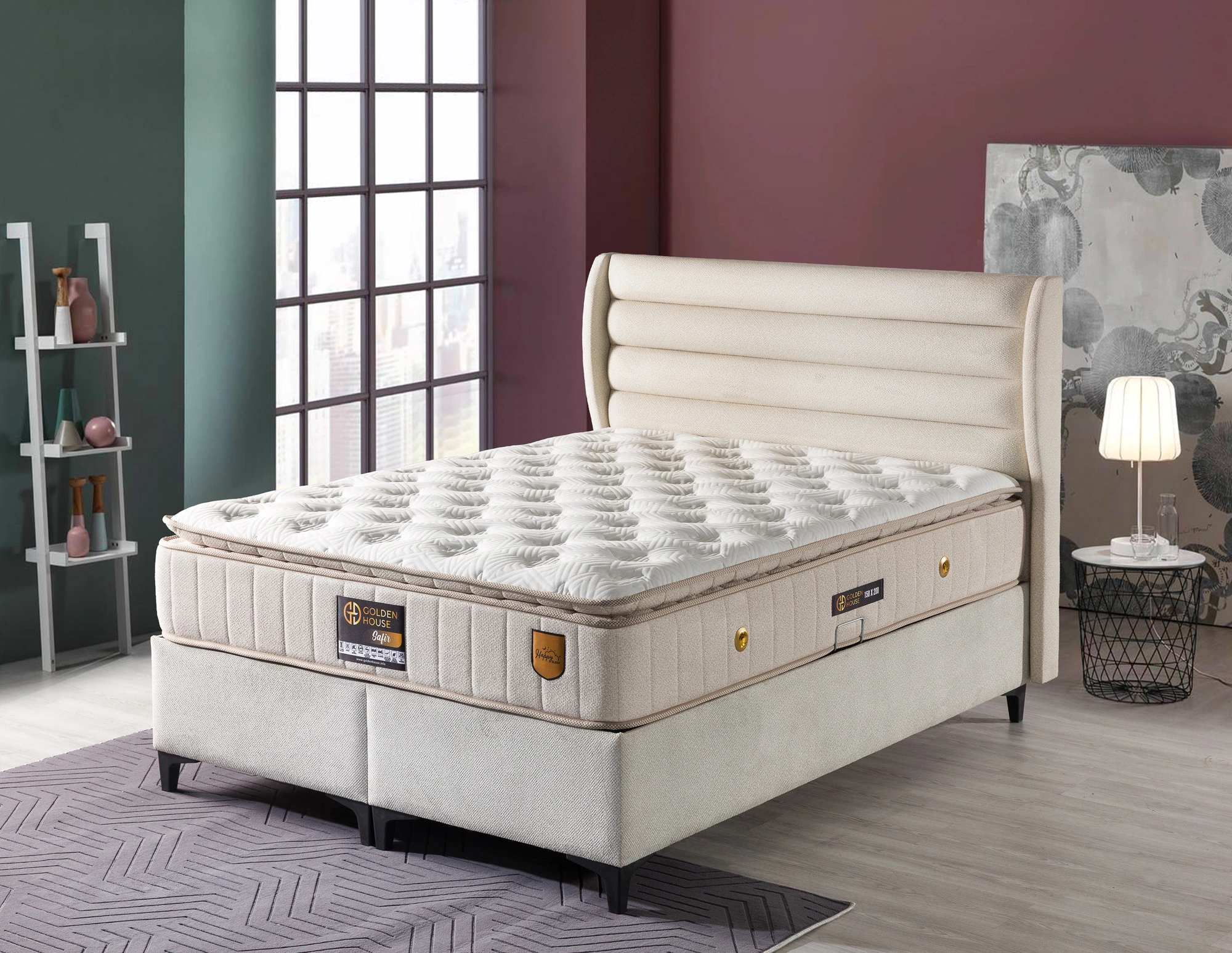 Safir Baza Başlık ve Yatak Seti Baza Yatak Başlık Setleri Ankara – eMobilya Home & Living