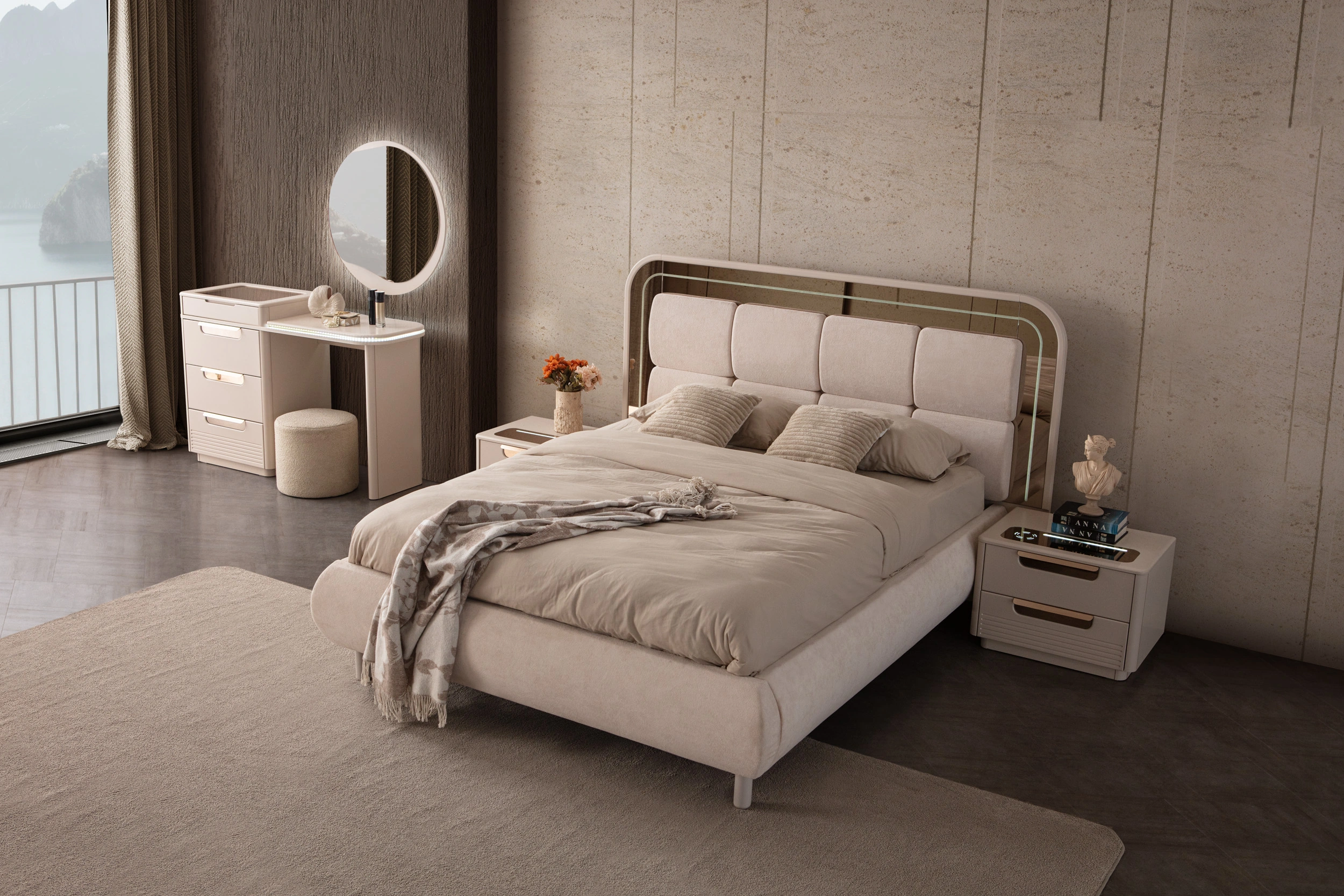 İnci Yatak Odası Takımı küçük resim 4