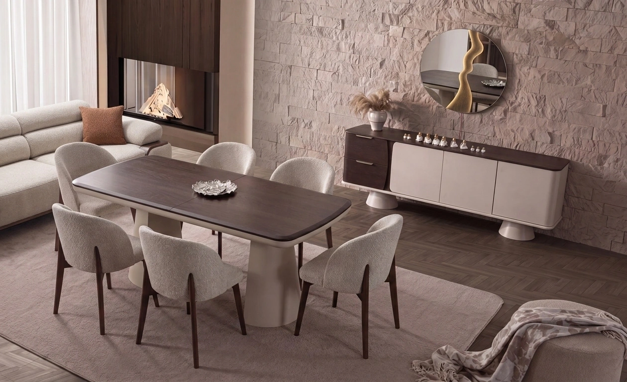 Milano Yemek Odası Takımı – görsel 1