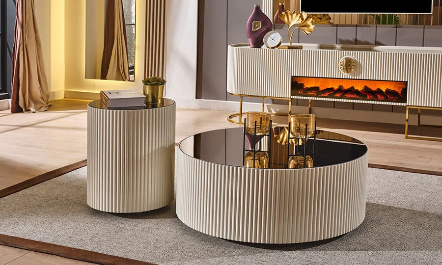 Gucci Ekru Yemek Odası Takımı